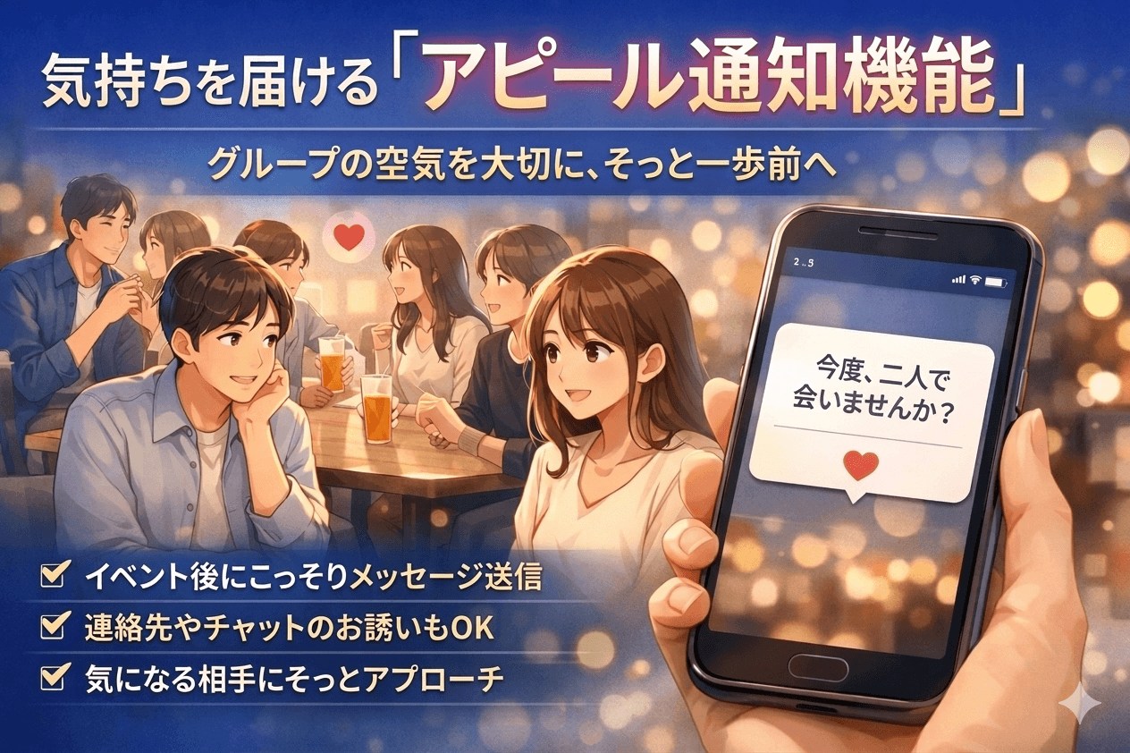 アピール通知機能について