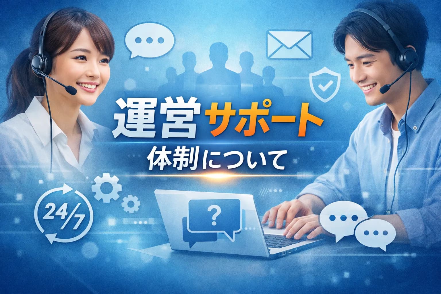 運営サポート体制について