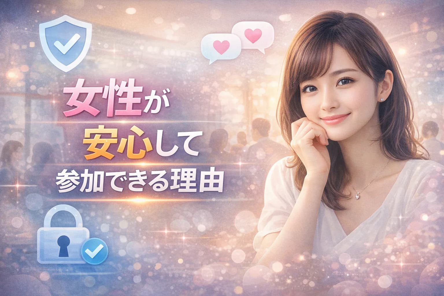 女性が安心して参加できる理由