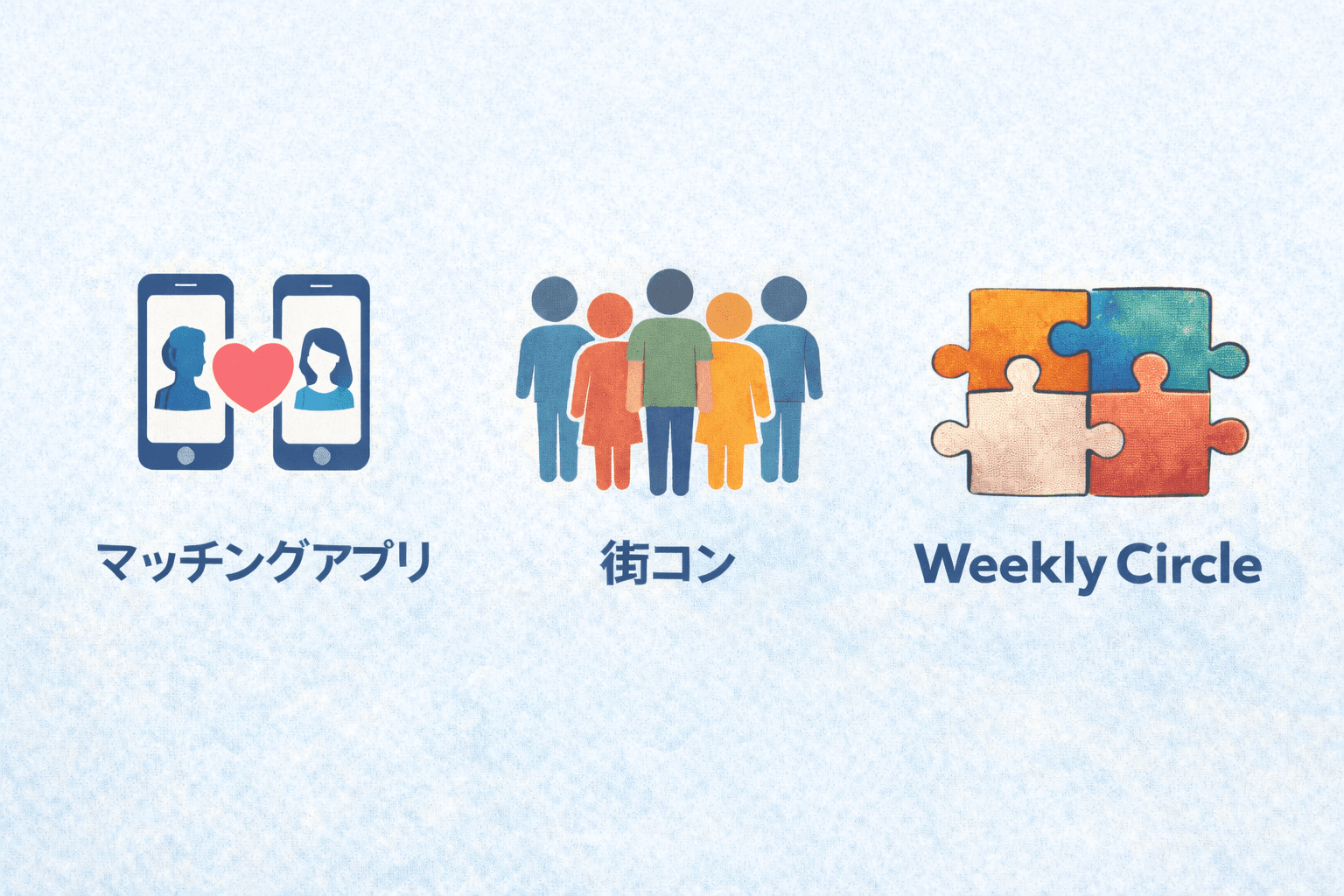 他の出会いサービスとの違い