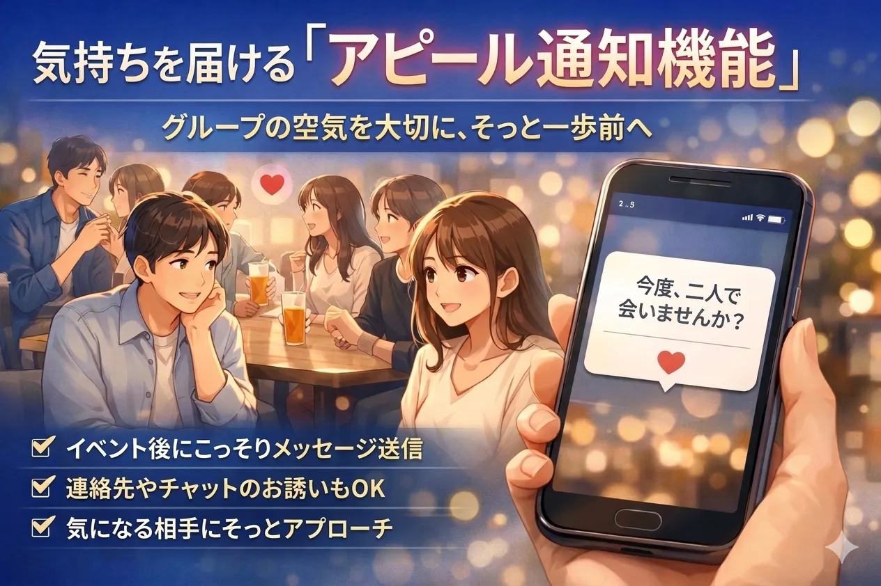 アピール通知機能について