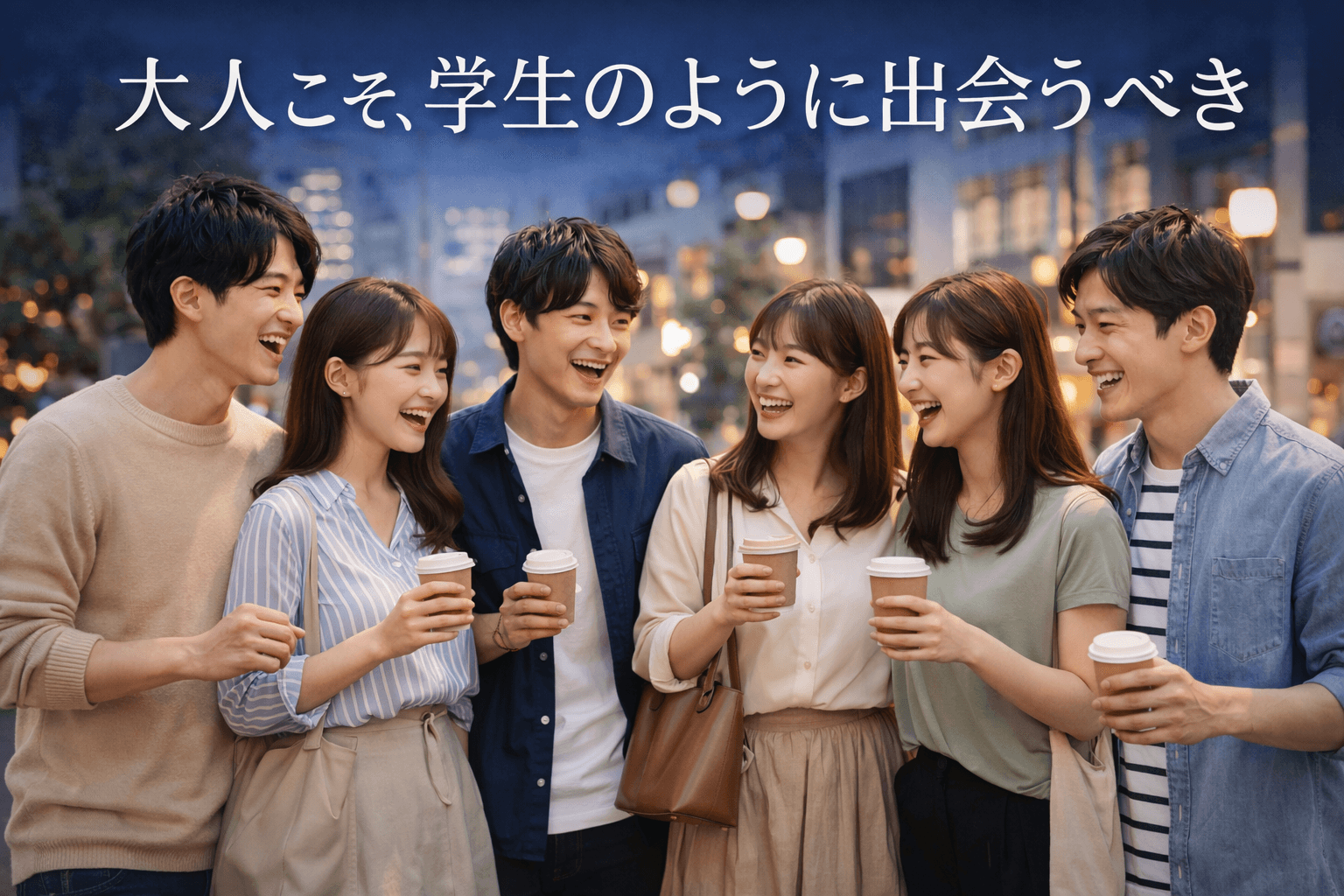 大人こそ、学生のように出会うべき